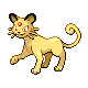 Persian, Front, in HeartGold & SoulSilver