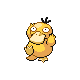 Psyduck, Front, in HeartGold & SoulSilver