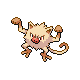 Mankey, Front, in HeartGold & SoulSilver