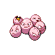 Exeggcute in HeartGold & SoulSilver