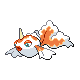Goldeen, Front, in HeartGold & SoulSilver