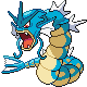 Gyarados, Front, in HeartGold & SoulSilver