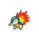 Cyndaquil in HeartGold & SoulSilver