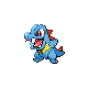 Totodile, Front, in HeartGold & SoulSilver