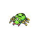 Spinarak, Front, in HeartGold & SoulSilver