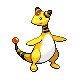 Ampharos, Front, in HeartGold & SoulSilver