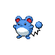 Marill, Front, in HeartGold & SoulSilver