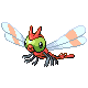 Yanma, Front, in HeartGold & SoulSilver