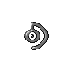 Unown D in HeartGold & SoulSilver