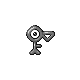 Unown F, Front, in HeartGold & SoulSilver