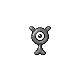 Unown Y, Front, in HeartGold & SoulSilver