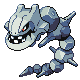 Steelix, Front, in HeartGold & SoulSilver