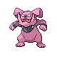 Granbull, Front, in HeartGold & SoulSilver