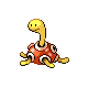 Shuckle, Front, in HeartGold & SoulSilver