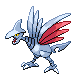 Skarmory, Front, in HeartGold & SoulSilver