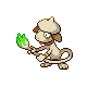 Smeargle, Front, in HeartGold & SoulSilver