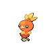 Torchic, Front, in HeartGold & SoulSilver