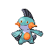 Marshtomp, Front, in HeartGold & SoulSilver