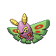 Dustox, Front, in HeartGold & SoulSilver