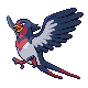 Swellow, Front, in HeartGold & SoulSilver