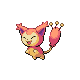 Skitty, Front, in HeartGold & SoulSilver