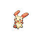 Plusle, Front, in HeartGold & SoulSilver