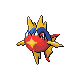 Carvanha, Front, in HeartGold & SoulSilver