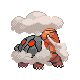 Torkoal, Front, in HeartGold & SoulSilver