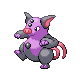 Grumpig, Front, in HeartGold & SoulSilver