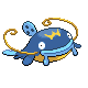 Whiscash, Front, in HeartGold & SoulSilver