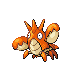 Corphish, Front, in HeartGold & SoulSilver