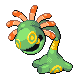 Cradily, Front, in HeartGold & SoulSilver