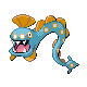 Huntail, Front, in HeartGold & SoulSilver