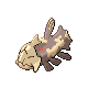 Relicanth, Front, in HeartGold & SoulSilver