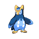 Prinplup, Front, in HeartGold & SoulSilver