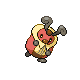 Kricketot, Front, in HeartGold & SoulSilver