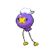 Drifloon, Front, in HeartGold & SoulSilver