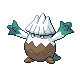 Snover, Front, in HeartGold & SoulSilver