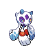 Froslass, Front, in HeartGold & SoulSilver