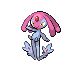 Mesprit, Front, in HeartGold & SoulSilver