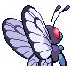 Butterfree, Back, in HeartGold & SoulSilver