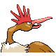 Fearow, Back, in HeartGold & SoulSilver