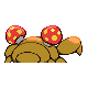 Paras, Back, in HeartGold & SoulSilver