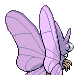 Venomoth, Back, in HeartGold & SoulSilver