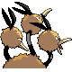 Dodrio, Back, in HeartGold & SoulSilver