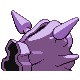 Cloyster, Back, in HeartGold & SoulSilver