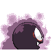 Gastly, Back, in HeartGold & SoulSilver