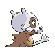 Cubone, Back, in HeartGold & SoulSilver
