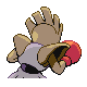 Hitmonchan, Back, in HeartGold & SoulSilver
