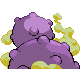Weezing, Back, in HeartGold & SoulSilver